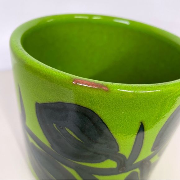 ❤️ SOLD ❤️ Vintage Poole Delphis Vase Plant Pot Tina Fancy Handmade Pottery 70s - Picture 8 of 9